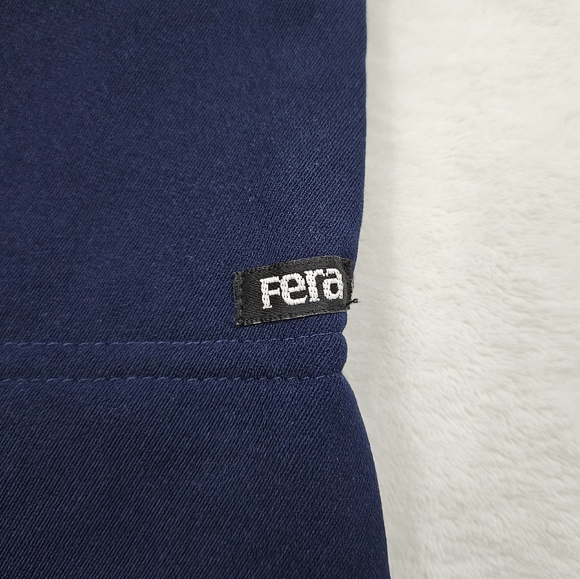 Vintage Fera Wool Blend Bib Ski/Snow Pants/Jumpsuit in Navy Blue Women’s Size 6R - Picture 6 of 10